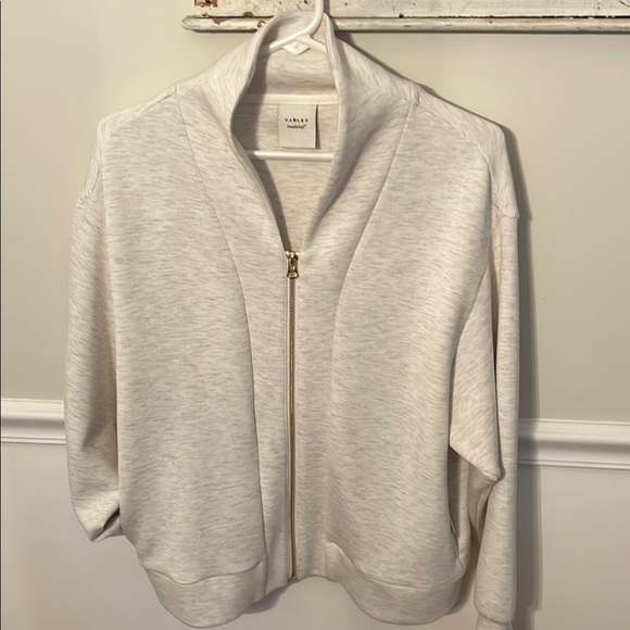 Varley marled white Zip-Up Jacket never worn - Picture 2 of 6